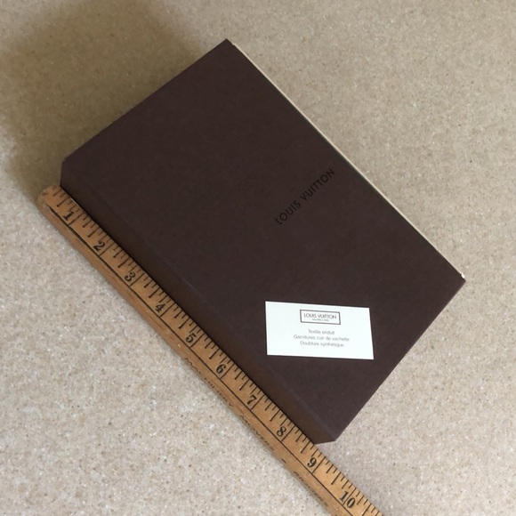 Authentic LOUIS VUITTON Wallet Box and point of sales card - Picture 7 of 16